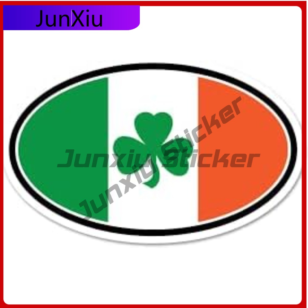 Car Accessories Ireland - Shamrock Irlanda Adesivo bandiera finestra irlandese