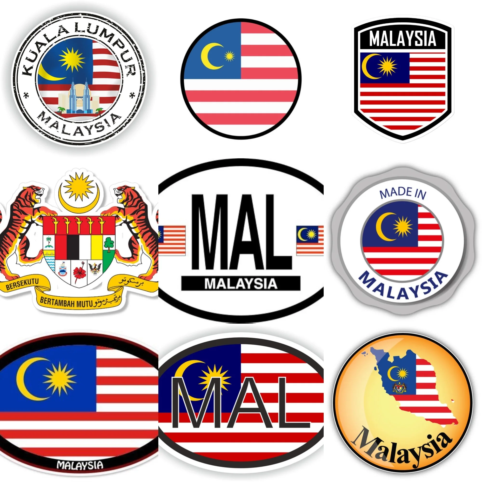 Car Accessories Malaysia - Adesivo creativo in PVC con emblema