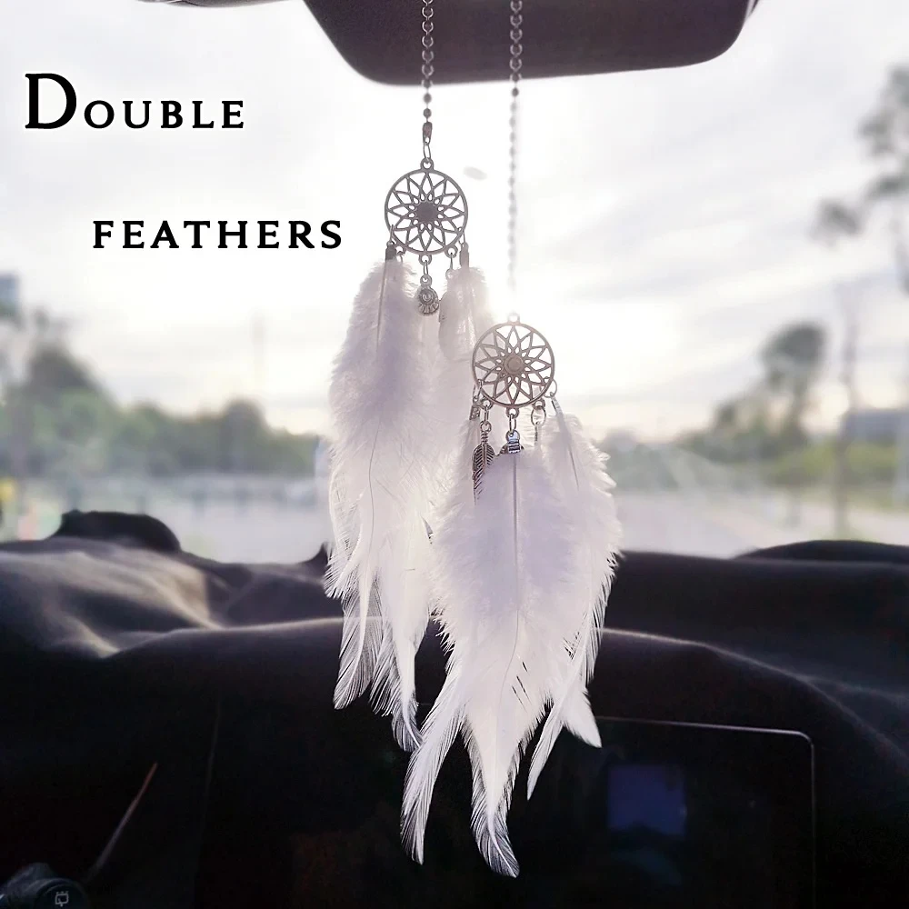 Car Accessories Mirror Hanging - 1/2 Pezzi Acchiappasogni da appendere per
