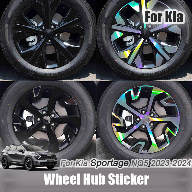Car Accessories Nz - Lridescente Auto Mozzo Ruota Adesivi Autoadesivi