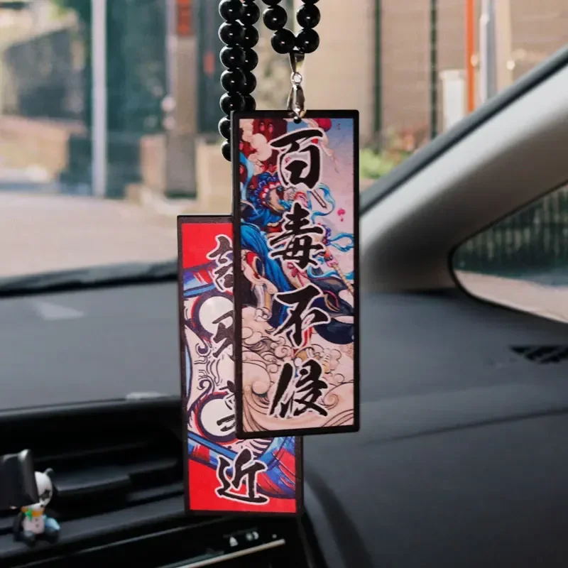 Car Accessories Mirror Hanging - Hotsticker Japan Style Ward Off Evils