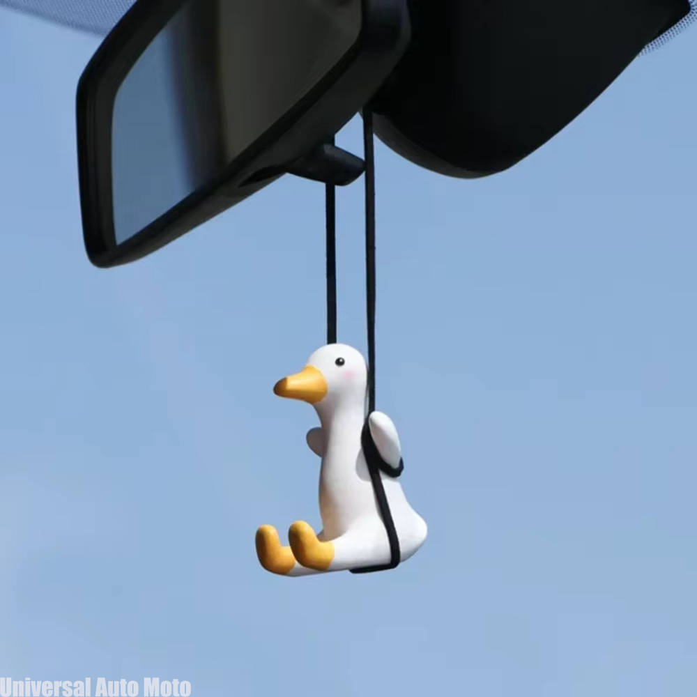 Car Accessories Mirror Hanging - Ciondolo a forma di anatra in