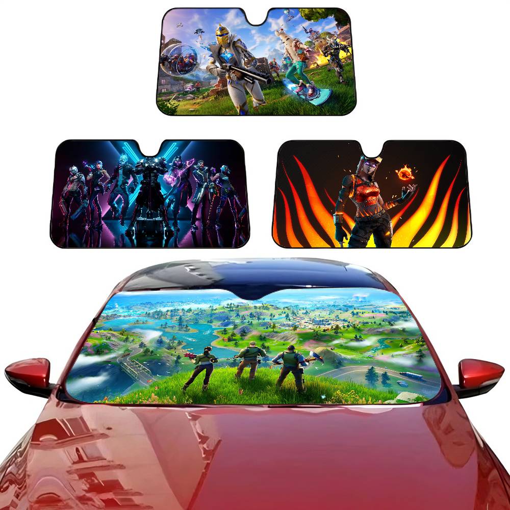 Car Accessories Rear - Parasole per Auto con Tema Fortnite,