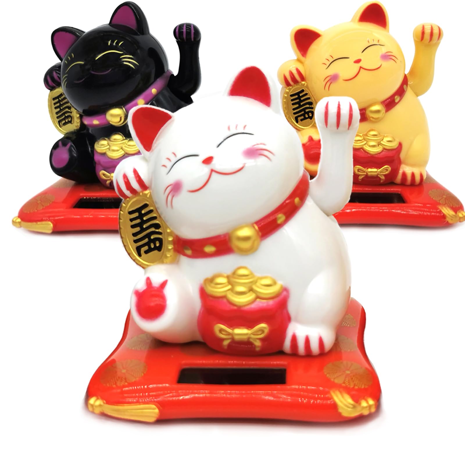 Car Accessories Oman - 1 Pezzo Mini Statuetta Gatto Portafortuna