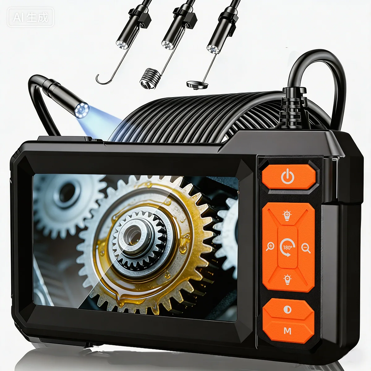 Car Accessories Mirror Hanging - Telecamera Endoscopica 1080P 8mm Lente Singola