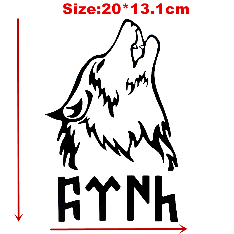EY-067 Howling wolf and word g - Car Accessories Malaysia recensione e prezzo