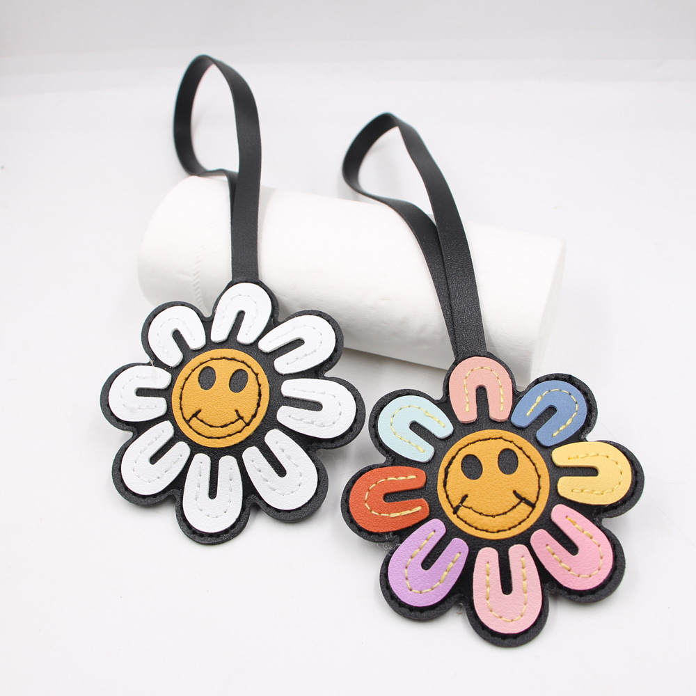 1 portachiavi girasole con fac - Car Accessories Gift Ideas recensione e prezzo