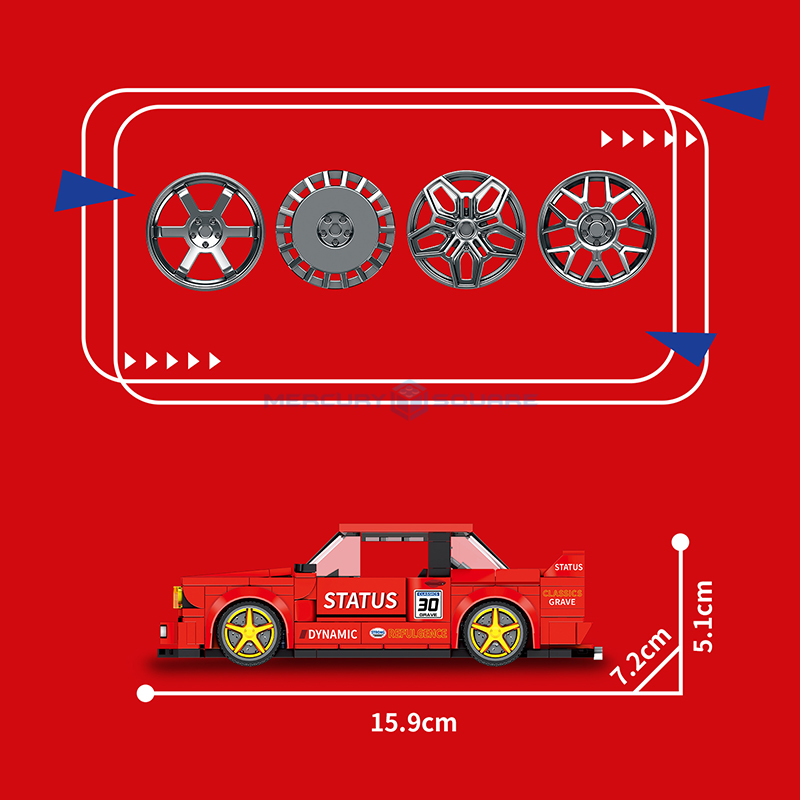Rosso E30 Modello di Veicolo D - Car Accessories Gift Ideas recensione e prezzo