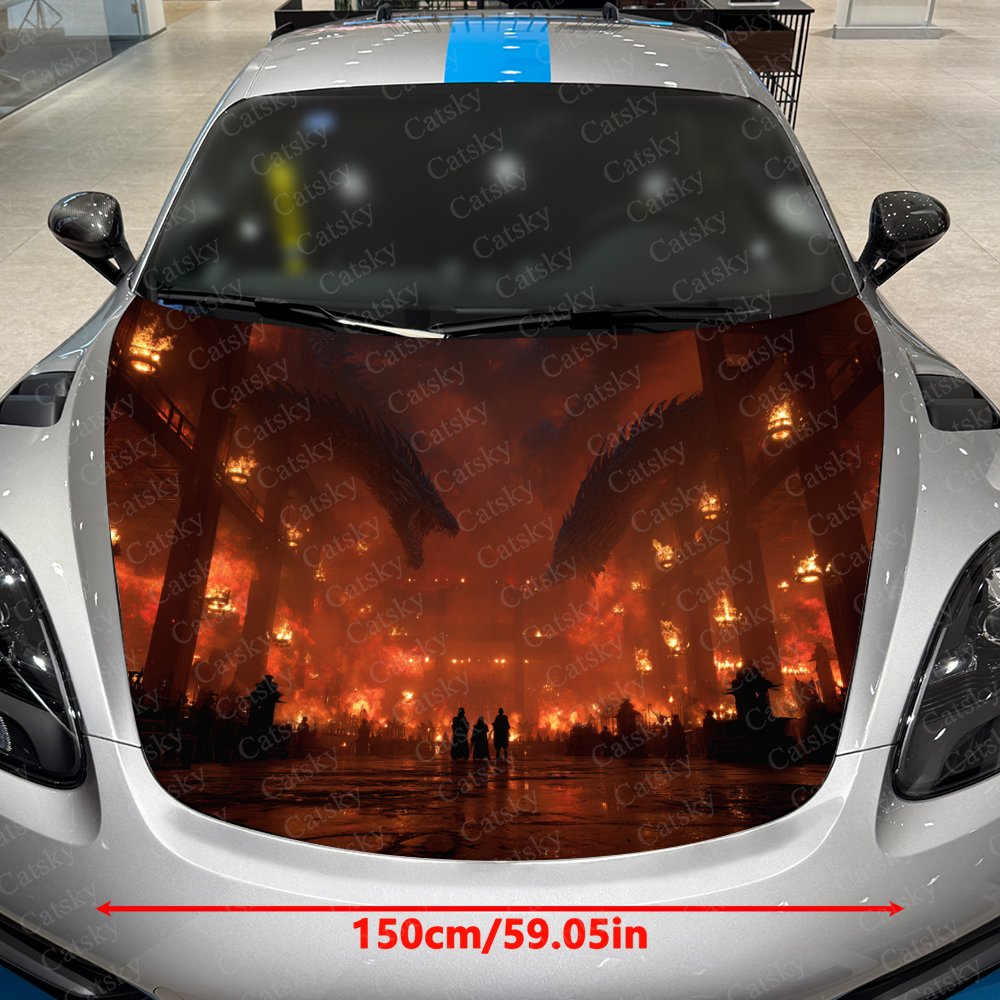 Adesivi per cofano auto Flame  - Car Accessories Gift Ideas recensione e prezzo