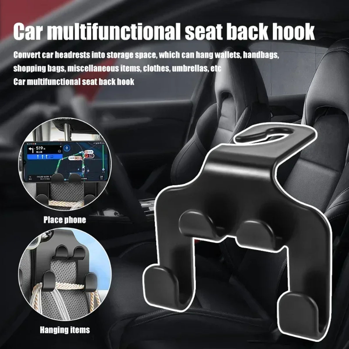 Gancio per Poggiatesta Auto co - Car Accessories Hanging recensione e prezzo