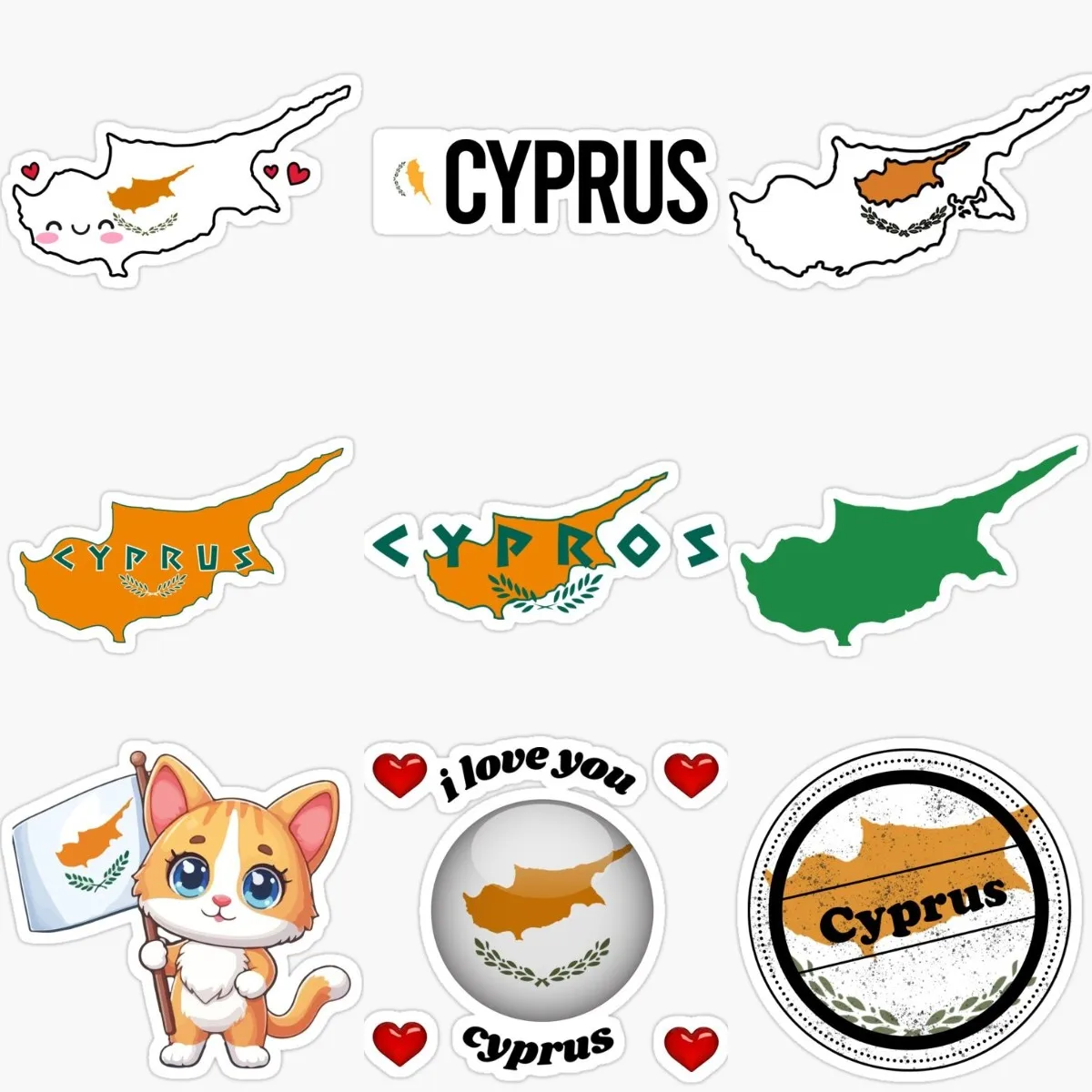 Mappa creativa della bandiera  - Car Accessories Cyprus recensione e prezzo